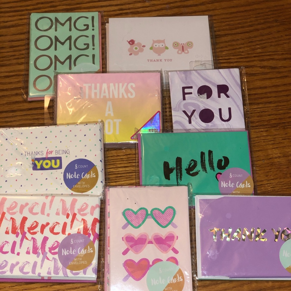 NWT thank you cards